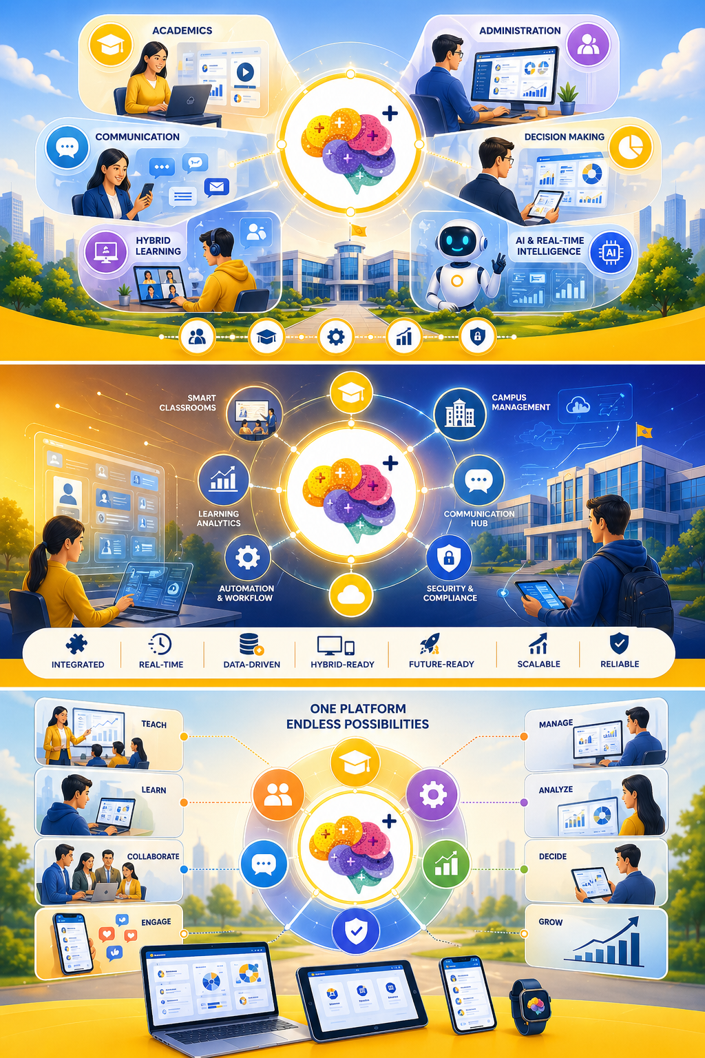 MindhostsPlus is not an upgrade to your existing systems; it is your institution’s OPERATING SYSTEM FOR THE FUTURE.